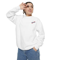 Beyond the Visible Unisex Garment-Dyed Sweatshirt - Collage