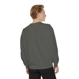 Blueprint for a Cure - AVMs | Garment-Dyed Sweatshirt with Floral Design, Cozy Pullover, Unisex Trendy Apparel, Ideal for Casual