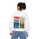Beyond the Visible Unisex Garment-Dyed Sweatshirt - Collage