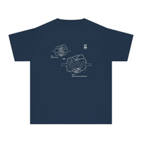 Blueprint for a Cure - AVM | Scientific Youth Tee, Youth Graphic T-Shirt, Kid's Midweight Tee, Biology Shirt for Kids, Fun Science Apparel, Awareness T-Shirt