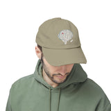 Unisex Distressed Cap with Brain and AVM Design - Perfect for Science Lovers
