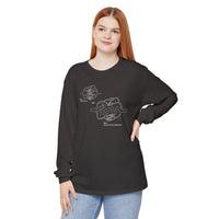 Blueprint for a Cure - AVM | Unisex Long Sleeve Tee, Science Apparel, Educational Gift, Graphic Tee, Casual Wear, Awareness Merchandise
