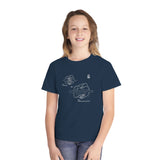 Blueprint for a Cure - AVM | Scientific Youth Tee, Youth Graphic T-Shirt, Kid's Midweight Tee, Biology Shirt for Kids, Fun Science Apparel, Awareness T-Shirt