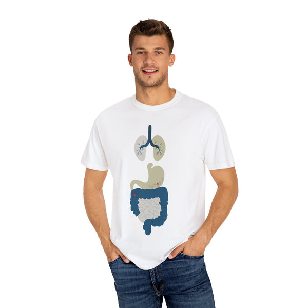 Beyond the Visible Unisex T-Shirt - Lungs and Gastrointestinal with AVMs and Telangiectasias