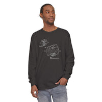 Blueprint for a Cure - AVM | Unisex Long Sleeve Tee, Science Apparel, Educational Gift, Graphic Tee, Casual Wear, Awareness Merchandise
