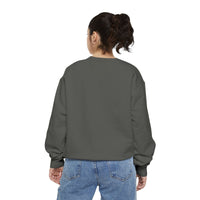 Blueprint for a Cure - AVMs | Garment-Dyed Sweatshirt with Floral Design, Cozy Pullover, Unisex Trendy Apparel, Ideal for Casual