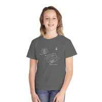 Blueprint for a Cure - AVM | Scientific Youth Tee, Youth Graphic T-Shirt, Kid's Midweight Tee, Biology Shirt for Kids, Fun Science Apparel, Awareness T-Shirt