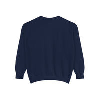 Blueprint for a Cure - AVMs | Garment-Dyed Sweatshirt with Floral Design, Cozy Pullover, Unisex Trendy Apparel, Ideal for Casual
