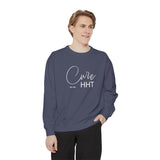 Cure HHT Sweatshirt — Support & Awareness Garment-Dyed Crewneck
