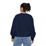 Blueprint for a Cure - AVMs | Garment-Dyed Sweatshirt with Floral Design, Cozy Pullover, Unisex Trendy Apparel, Ideal for Casual