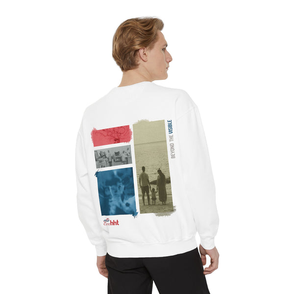 Beyond the Visible Unisex Garment-Dyed Sweatshirt - Collage