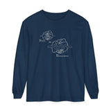 Blueprint for a Cure - AVM | Unisex Long Sleeve Tee, Science Apparel, Educational Gift, Graphic Tee, Casual Wear, Awareness Merchandise