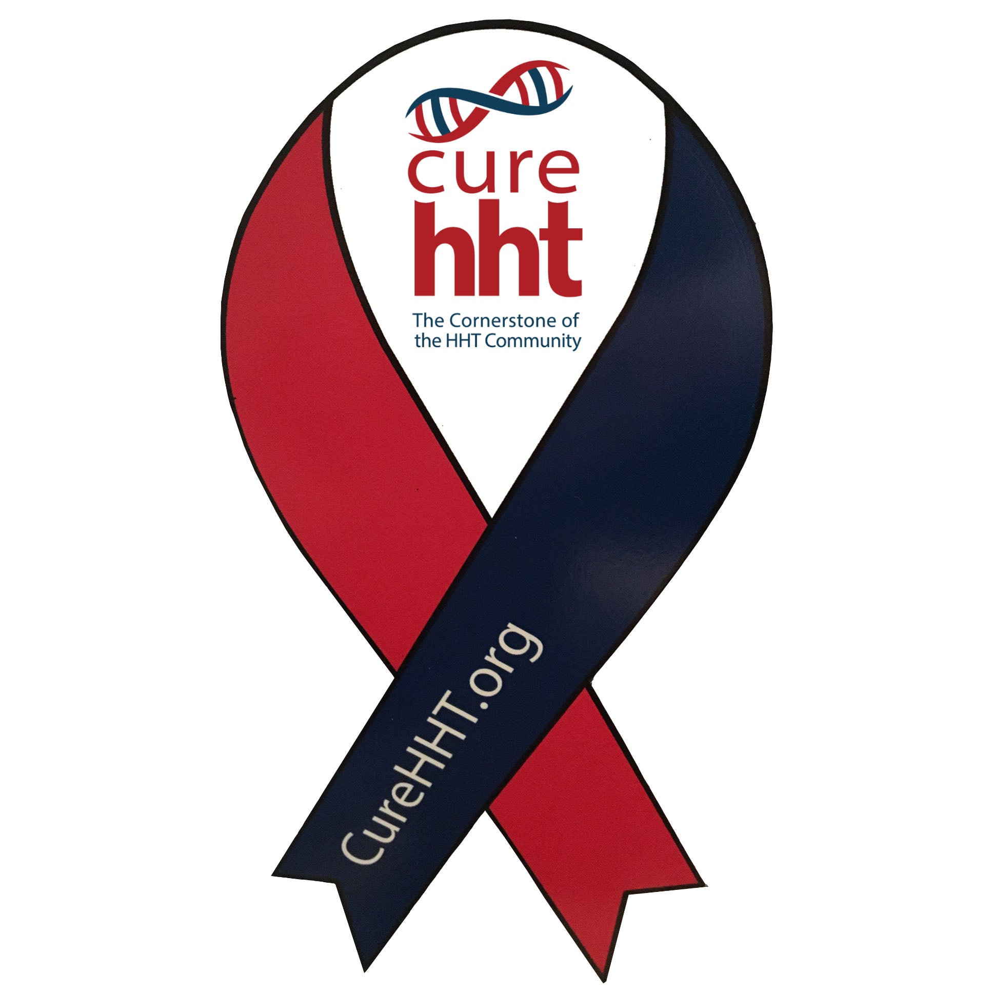 HHT Awareness Car Magnet - Ribbon – Cure HHT